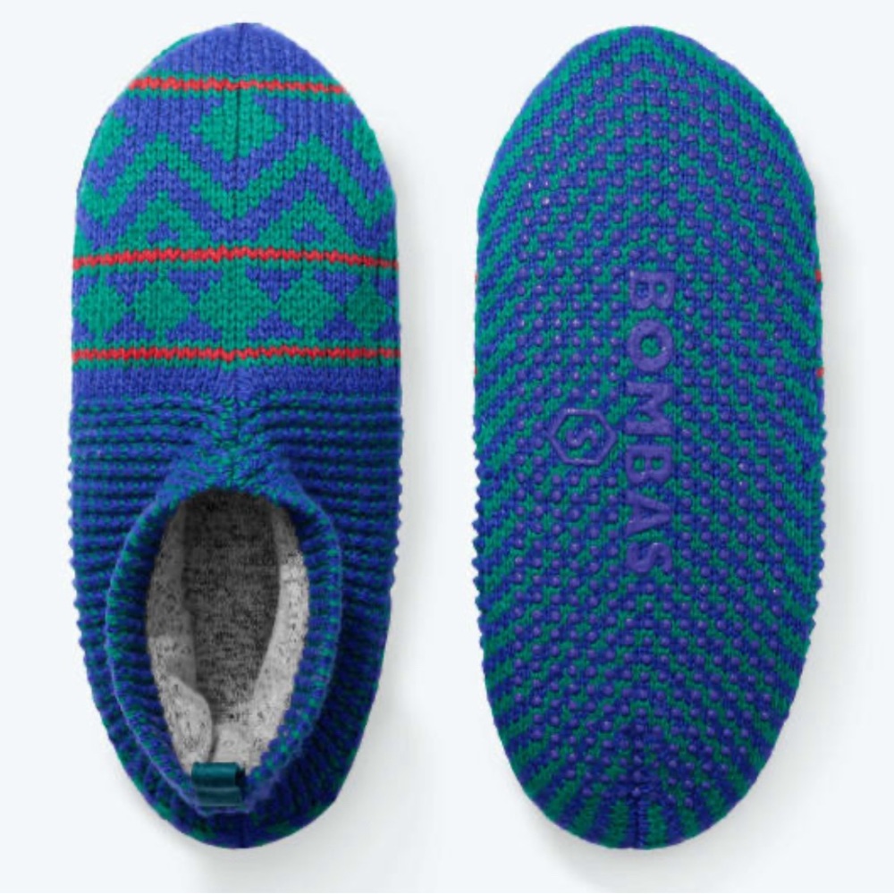 NWT Bombas Gripper Slippers Size M 9-11.5